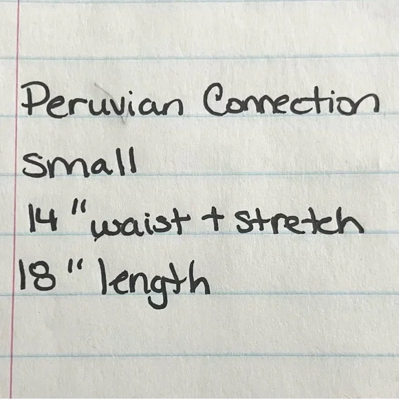 Peruvian Connection Southwestern Sweater Skirt Small Boho Southwestern Artisan - Picture 6 of 6